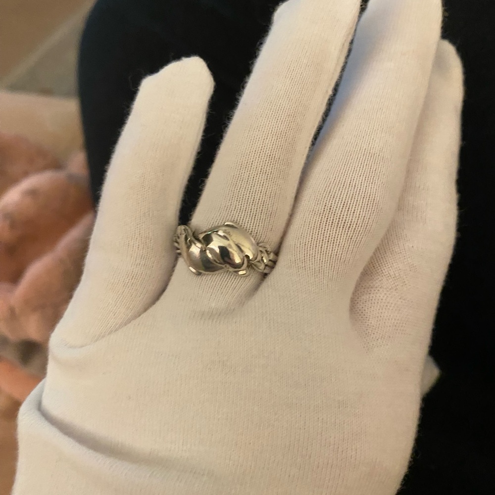 Sterling silver puzzle ring